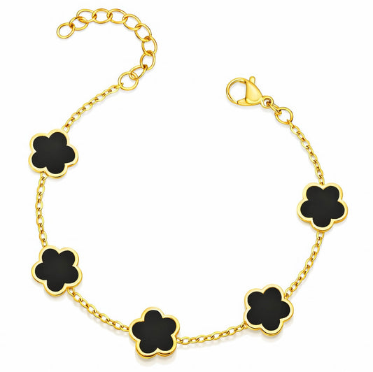 Meadow Bloom Bracelet | 18K Gold Plated Stainless Steel